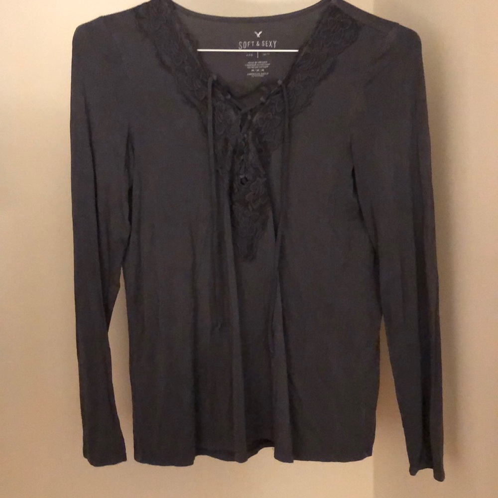 American Eagle Soft and Sexy Long Sleeve Shirt
